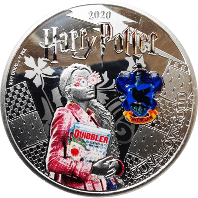 ½ Dollar Harry Potter - Luna Lovegood back