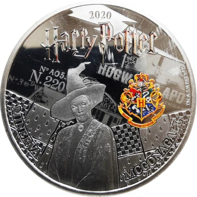 ½ Dollar Harry Potter - Minerva McGonagall back