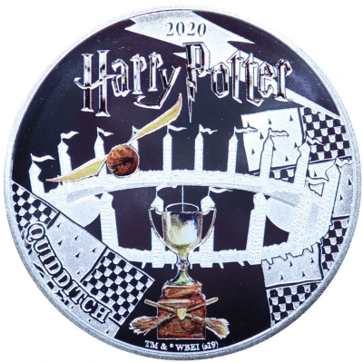 ½ Dollar Harry Potter - Quidditch back