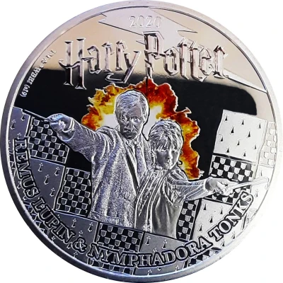 ½ Dollar Harry Potter - Remus Lupin and Nymphadora Tonks back