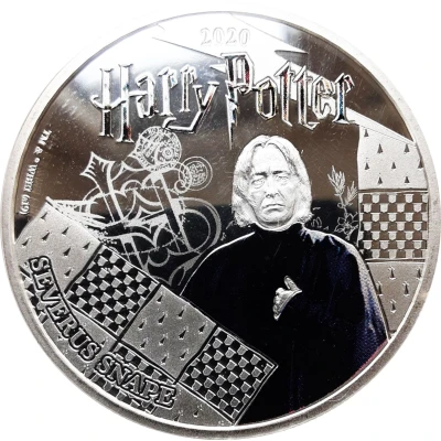 ½ Dollar Harry Potter - Severus Snape back