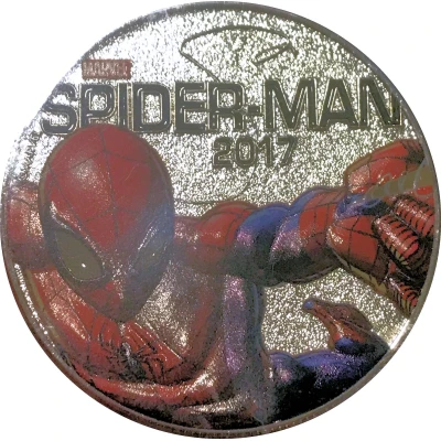 ½ Dollar Light-up Spiderman back