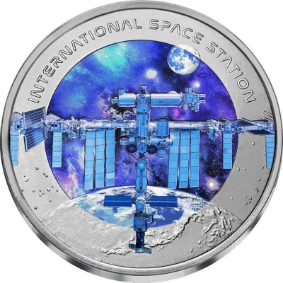 ½ Dollar Space Station back