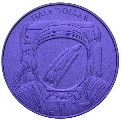 ½ Dollar Space Travel back