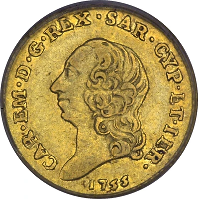 ¼ Doppia - Charles Emmanuel III front