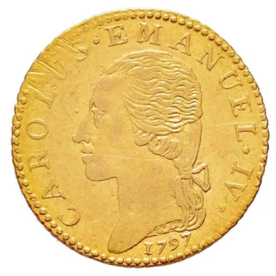 ½ Doppia - Charles Emmanuel IV front