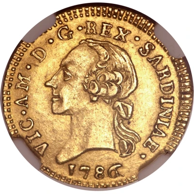 ½ Doppia - Victor Amadeus III front