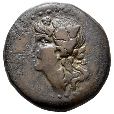 Æ Drachm ΡΟΔΙΩΝ, ΕΠΙ ΑΝΤΙΠΑΤΡΟΥ 31 BC - 60 AD front