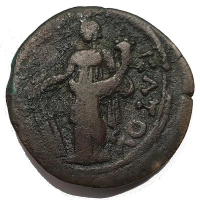 Æ Drachm - Antoninus Pius L ΔⲰΔƐΚΑΤΟV back