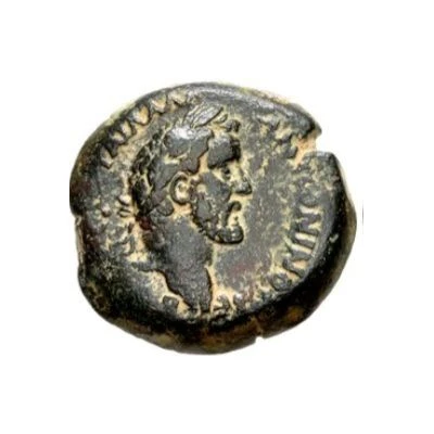 Æ Drachm - Antoninus Pius Selene in Cancer; Alexandria front