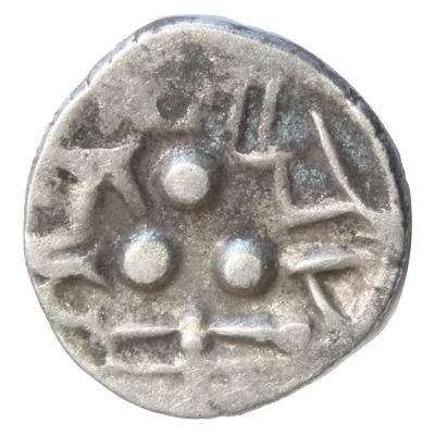 ½ Drachm Late Gupta, Malwa Region front