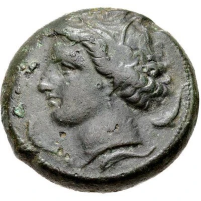 Æ Drachm 354 BC - 344 BC front