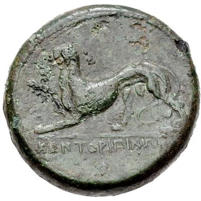 Æ Drachm 354 BC - 344 BC back