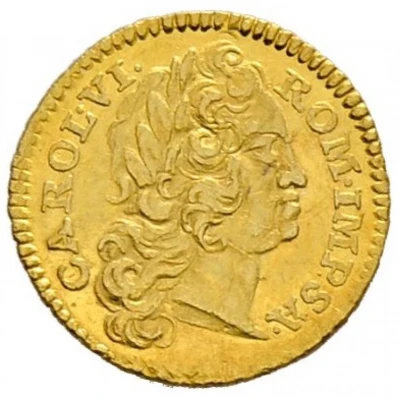 ¼ Ducat - Charles VI Vienna front