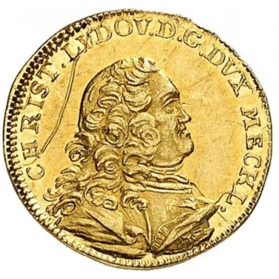 ¼ Ducat - Christian Louis II front