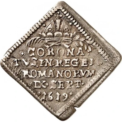 ½ Ducat Coronation; Klippe; Silver pattern strike back