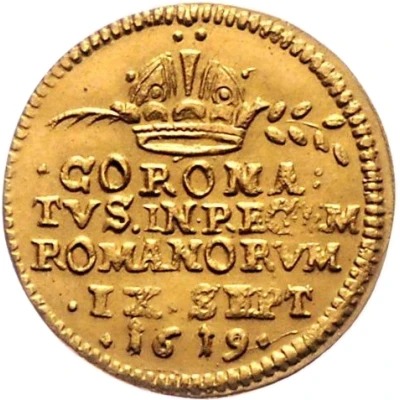 ½ Ducat Coronation back