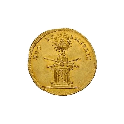 ¾ Ducat Coronation back