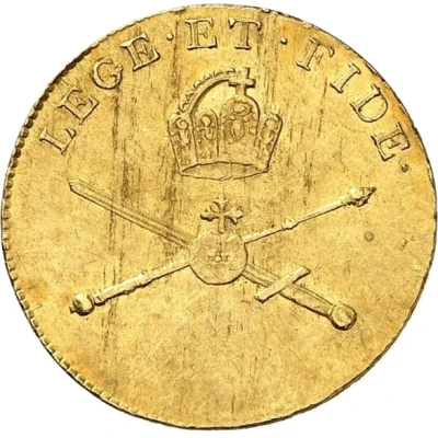 ¾ Ducat Coronation back