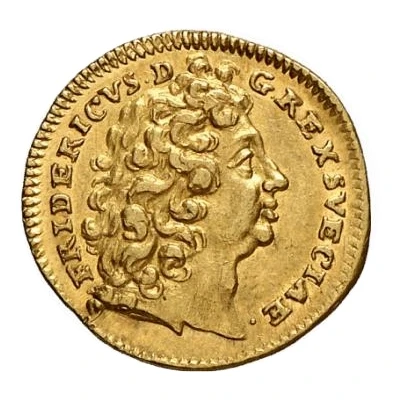 ½ Ducat - Frederick I Edergold Halbdukat front