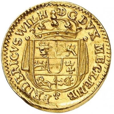 ¼ Ducat - Frederick William front