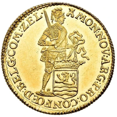 ¼ Ducat Gold, struck to 2.5 ducat weight front