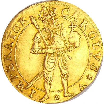 ½ Ducat - Immobilization in the name of Charles V front