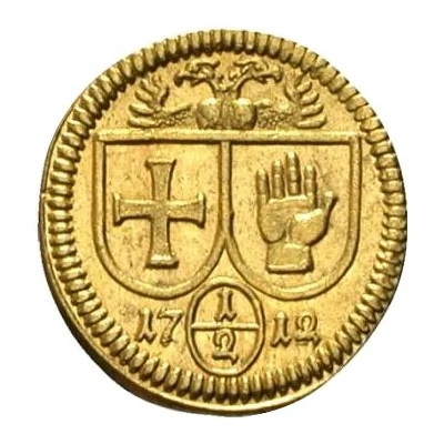 ½ Ducat Imperial coronation front