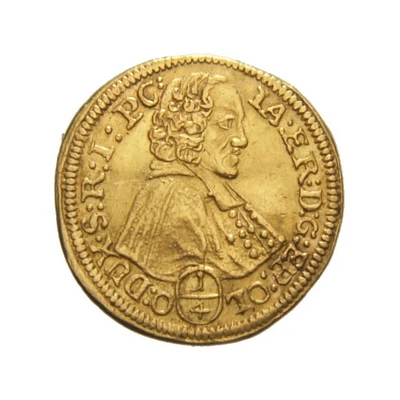 ¼ Ducat - Jakob Ernst von Liechtenstein ND front