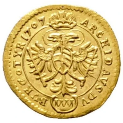 ⅛ Ducat - Joseph I Vienna back