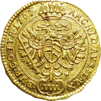 ¼ Ducat - Joseph I Vienna back