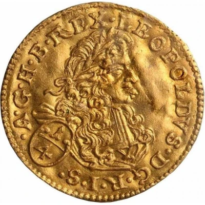 ¼ Ducat - Leopold I Breslau front