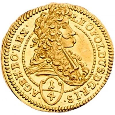 ¼ Ducat - Leopold I Vienna front