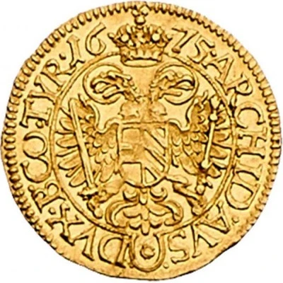 ⅓ Ducat - Leopold I Vienna back