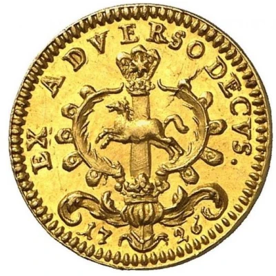 ½ Ducat - Louis Rudolph back