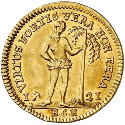 ½ Ducat - Louis Rudolph back