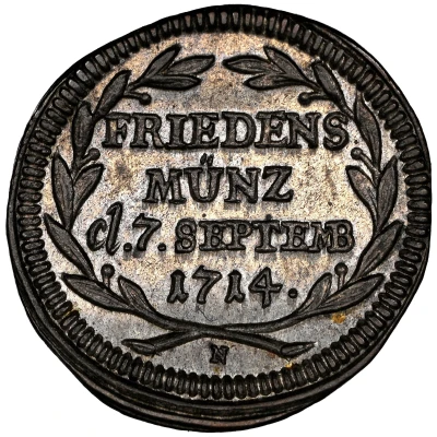 ¼ Ducat Peace of Baden; Silver pattern strike back