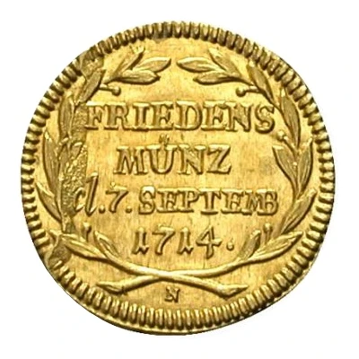 ¼ Ducat Peace of Baden back