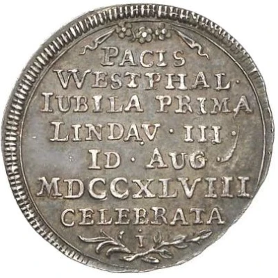 ½ Ducat Peace of Westphalia; Silver pattern strike back