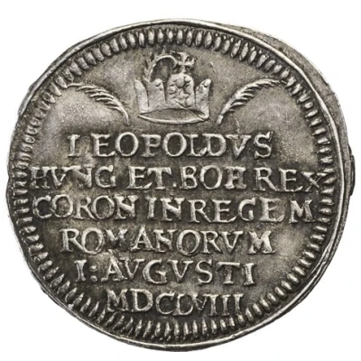 ½ Ducat Silver pattern strike; Coronation front