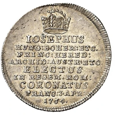 ¾ Ducat Silver pattern strike; Coronation front