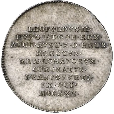 ¾ Ducat Silver pattern strike; Coronation front