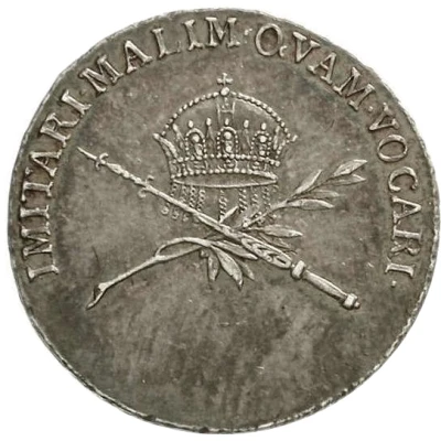 ¾ Ducat Silver pattern strike; Coronation back