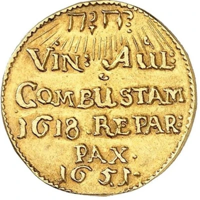 ½ Ducat - William IV back