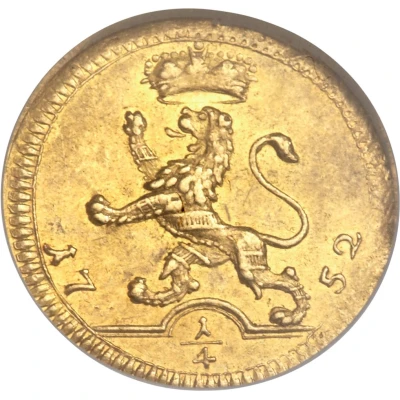 ¼ Ducat - William VIII back