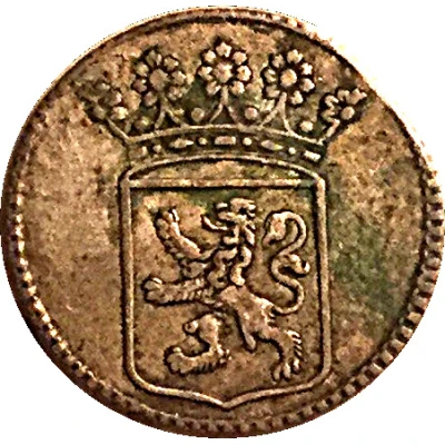 ½ Duit Holland front