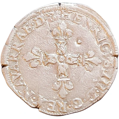 ¼ Ecu - Henry III of Navarre front