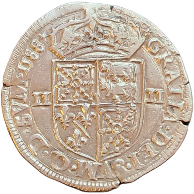 ¼ Ecu - Henry III of Navarre back