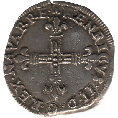 ¼ Ecu - Henry III front