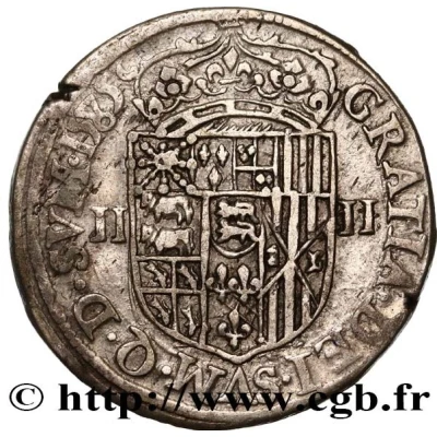 ¼ Ecu - Henry II back